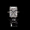Radiant Lab Diamond Engagement Ring