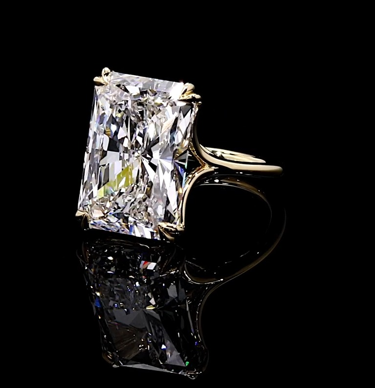 Ella Landon engagement ring featuring a top 1% lab-grown diamond in a handcrafted setting—timeless luxury and ethical brilliance.