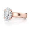 Oval Lab Diamond Engagement Ring