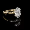 Oval Lab Diamond Engagement Ring