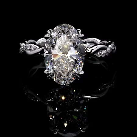 Marriah Ella 3 ct Oval Lab Diamond Ring