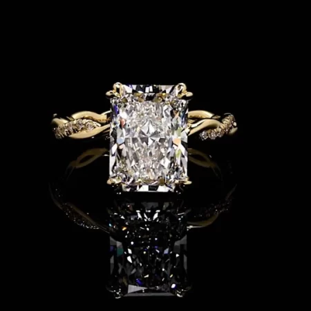 Marriah Ella 8ct Radiant Lab Diamond Engagement Ring