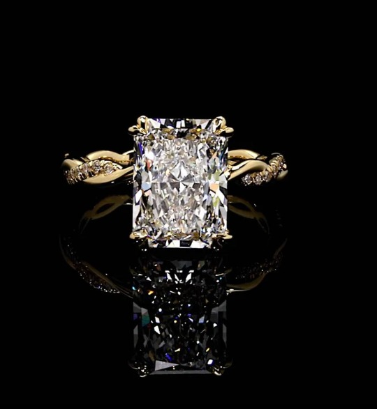 Marriah Ella 8ct Radiant Lab Diamond Engagement Ring